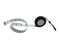 Flessometro Tattile Da Sarta Retrattile Automatico, Misura di Nastro Braille, Metro Tipo Sarto Arrotolabile da 60 Inch 150 cm (Bianca)