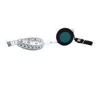 Flessometro Tattile Da Sarta Retrattile Automatico, Misura di Nastro Braille, Metro Tipo Sarto Arrotolabile da 60 Inch 150 cm (Verde)
