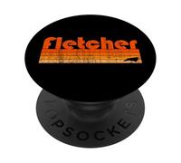 Fletcher, North Carolina Retro anni '80 PopSockets PopGrip Adesivo