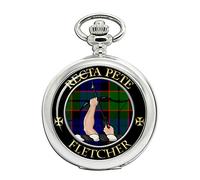 Fletcher of Dunans Scottish Clan Crest Full Hunter Orologio da tasca
