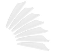 Fletches per Arrows, 100pz 4cm Piume Freccia Bianche per Tiro con l'Arco