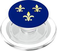 Fleur de Lis Medievale Francese Borbonica Araldica Francia PopSockets PopGrip per MagSafe