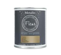FLEUR DESIGNER'S PAINT | Colore Metallizzato, 0,750 litri, F92 Lingotto, Base Acqua, Colore ad Alto Contenuto di Pigmenti Metallici Finissimi.