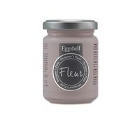 FLEUR DESIGNER'S PAINT | EGGSHELL Smalto Multisuperficie Satinato, Senza Carteggiare, 130 ml, F16 Indian Elephant, a Base Acqua, Lavabile, Altissima Resistenza, per Interno - Esterno, Made in Italy