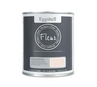 FLEUR DESIGNER'S PAINT | EGGSHELL Smalto Multisuperficie Satinato, Senza Carteggiare, 750 ml, F06 Taupe Sophistication, a Base Acqua, Lavabile, Altissima Resistenza, Interno - Esterno, Pareti - Mobili