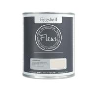 FLEUR DESIGNER'S PAINT | EGGSHELL Smalto Multisuperficie Satinato, Senza Carteggiare, 750 ml, F10 Dove Grey, a Base Acqua, Lavabile, Altissima Resistenza, Interno - Esterno, Pareti - Mobili