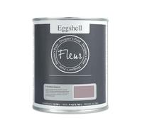 FLEUR DESIGNER'S PAINT | EGGSHELL Smalto Multisuperficie Satinato, Senza Carteggiare, 750 ml, F16 Indian Elephant, a Base Acqua, Lavabile, Altissima Resistenza, Interno - Esterno, Pareti - Mobili