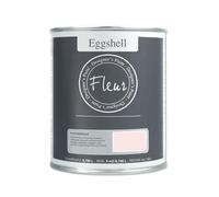 FLEUR DESIGNER'S PAINT | EGGSHELL Smalto Multisuperficie Satinato, Senza Carteggiare, 750 ml, F19 Pink Rococò, a Base Acqua, Lavabile, Altissima Resistenza, Interno - Esterno, Pareti - Mobili