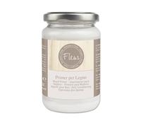 FLEUR DESIGNER'S PAINT | Fondo Acrilico, Adatto per Superfici Porose e Assorbenti, Fleur Primer P01, Legno Muro, Colore Bianco, Made in Italy, Formato 330 ml