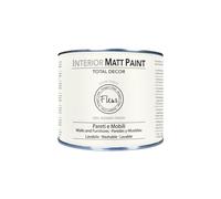 FLEUR DESIGNER'S PAINT | Interior Matt Paint, Pittura per Pareti e Mobili, Extra Opaco, 375ml , F02 Snow White, a Base Acqua, Lavabile, Multisupericie, Made in Italy