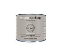 FLEUR DESIGNER'S PAINT | Interior Matt Paint, Pittura per Pareti e Mobili, Extra Opaco, 375ml, F11 Greige, a Base Acqua, Lavabile, Multisupericie, Made in Italy