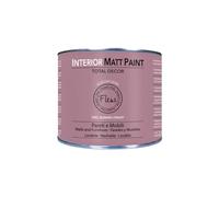 FLEUR DESIGNER'S PAINT | Interior Matt Paint, Pittura per Pareti e Mobili, Extra Opaco, 375ml, F22 Elegant Rose, a Base Acqua, Lavabile, Multisupericie, Made in Italy