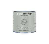 FLEUR DESIGNER'S PAINT | Interior Matt Paint, Pittura per Pareti e Mobili, Extra Opaco, 375ml, F46 Veranda Green, a Base Acqua, Lavabile, Multisupericie, Made in Italy