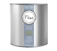 FLEUR DESIGNER'S PAINT | Pittura a Calce Antibatterica, Traspirante e Sanificante, Colore Soho Green, a Base di Puro Grassello di Calce, Effetto Naturale, Made in Italy, 2,5 litri