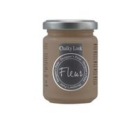 FLEUR DESIGNER'S PAINT | Pittura ad Acqua, Effetto Gesso Naturale, Extra Opaca, Fleur Chalky F17, Colore Chocolate Wish, Made in Italy, Formato da 130 ml