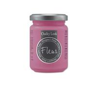 FLEUR DESIGNER'S PAINT | Pittura ad Acqua, Effetto Gesso Naturale, Extra Opaca, Fleur Chalky F23, Colore American Beauty, Made in Italy, Formato da 130 ml