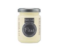 FLEUR DESIGNER'S PAINT | Pittura ad Acqua, Effetto Gesso Naturale, Extra Opaca, Fleur Chalky F37, Colore Banana Cream, Made in Italy, Formato da 130 ml