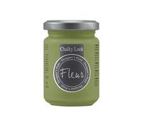 FLEUR DESIGNER'S PAINT | Pittura ad Acqua, Effetto Gesso Naturale, Extra Opaca, Fleur Chalky F46, Colore Grandma Green, Made in Italy, Formato da 130 ml