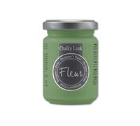 FLEUR DESIGNER'S PAINT | Pittura ad Acqua, Effetto Gesso Naturale, Extra Opaca, Fleur Chalky F51, Colore Welcome Green, Made in Italy, Formato da 130 ml