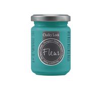 FLEUR DESIGNER'S PAINT | Pittura ad Acqua, Effetto Gesso Naturale, Extra Opaca, Fleur Chalky F59, Colore Istanbul Interior, Made in Italy, Formato da 130 ml