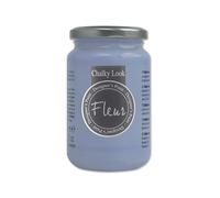 FLEUR DESIGNER'S PAINT | Pittura ad Acqua, Effetto Gesso Naturale, Extra Opaca, Fleur Chalky F63, Colore Copenhagen Blue, Made in Italy, Formato da 330 ml