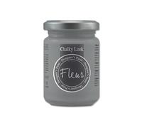 FLEUR DESIGNER'S PAINT | Pittura ad Acqua, Effetto Gesso Naturale, Extra Opaca, Fleur Chalky F75, Colore Smoky, Made in Italy, Formato da 130 ml