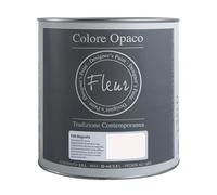 FLEUR DESIGNER'S PAINT | Pittura Chalk Paint Opaca, 2,5 L, Senza Carteggiare, Multisuperficie, Colore F08 Magnolia, Effetto Gesso, Per Pareti e Mobili, Extra Opaco, Ad Acqua, Made in Italy
