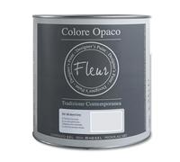 FLEUR DESIGNER'S PAINT | Pittura Chalk Paint Opaca, 2,5 L, Senza Carteggiare, Multisuperficie, Colore F61 All About Grey, Effetto Gesso, Per Pareti e Mobili, Extra Opaco, Ad Acqua, Made in Italy