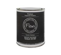 FLEUR DESIGNER'S PAINT | Vernice Protettiva, 0,750 litri, Trasparente Satinata, Base Acqua, Monocomponente. Alta Resistenza, Non Ingiallisce ed Essiccazione Rapida, Made in Italy.