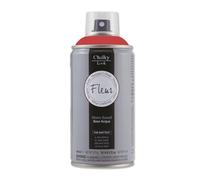 FLEUR Spray Vernice Chalk Paint, Extra Opaco, all' Acqua senza Odore, MultiSuperficie, 300 ml F27 Tomato Red, Effetto Gesso, Shabby Chic Vintage, per Mobili, per Interno - Esterno