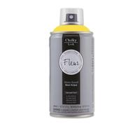 FLEUR Spray Vernice Chalk Paint, Extra Opaco, all' Acqua senza Odore, MultiSuperficie, 300 ml F40 Primary Yellow, Effetto Gesso, Shabby Chic Vintage, per Mobili, per Interno - Esterno