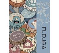 Fleura - Aesthetic Notebook | 160 Pages: Soft Blue Journal with Cute Bottle Cap Design - Perfect for Notes, Journaling, or Creative Writing