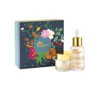 Fleurance Nature, Cofanetto Elixir Royal, regalo per viso donna, cosmetico biologico certificato ecocert, bellezza donna, serum e crema viso
