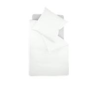 fleuresse Biancheria da letto Colours Mako Satin Weiß / 200 x 200 cm