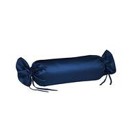 Fleuresse Colours 9200 - Federa per Cuscino in Jersey Interlock, in 100% Cotone, Oekotex Standard 100, 15 x 40 cm, Blu Scuro