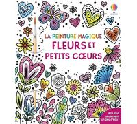 Fleurs et petits coeurs: La peinture magique