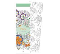 Fleurs: Marque-pages à peindre ou à colorier