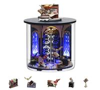 Flever Casa delle bambole in miniatura fai da te Kit per la casa delle bambole Serie di bottiglie da sogno con mobili per romantico regalo di San Valentino (Magic G