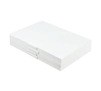 Flewdart 100pcs carta di riso A4 stampante addensare, xuan paper rice paper sheets, papel de arroz per Calligrafia cinese pittura acquerello (Carta Xuan semi-cotta Bianco)