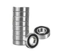 Flewdart 10pz 6002 2RS cuscinetti a sfere 15 x 32 x 9mm, 6002-2RS 6002RS schermati in acciaio al carbonio per macchine e utensili (6002RS 10pcs)