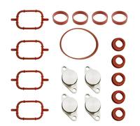 Flewdart 4x22mm kit collettore aspirazione M47 M47N M47TU M47TUD20 11612245439 per E46 E83 E60 E87 E83 E90 E91, tappi guarnizioni collettori aspirazione M47 (4x22)