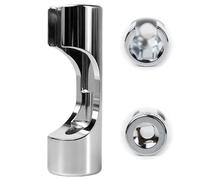 Flewdart bussola sonda lambda 3/8 17 mm, bussola 3/8" 17 mm a 6 poli SW17 per sonda lambda sensori di temperatura termostati, CRV acciaio al cromo vanadio