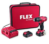 FLEX 450.561, Trapano avvitatore a batteria a 2 velocità, 10.8 V, Nero/Rosso