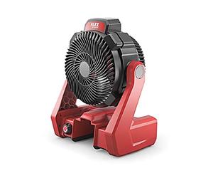 Flex 503002 - Batteria CF 18.0/230 CEE (ventilatore da 18 V con alimentatore di rete 230 V), colore: Rosso/Nero