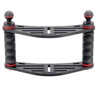 FLEX-ARM Doppia Staffa Subacquea Supporto Action Cam per Gopro DJI Action Apeman Camera e Fotocamere Compatte con Impugnature con Sfera 25 mm ST20119