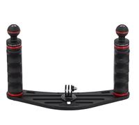 FLEX-ARM Staffa Subacquea Universale con Impugnature con Sfera 25 mm Supporto Action Cam per GoPro DJI Osmo Paralenz ST20116