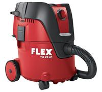 FLEX Aspirapolvere di sicurezza a batteria 18 V con pulizia manuale del filtro VCE 22 L MC 2x18.0 (aspirapolvere pratico e compatto, con ruote grandi) 531637