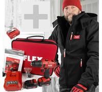 Flex Batteria Camicia Misura XL + 2-Gang Trapano a Batteria DD 2G 10.8-LD 462705