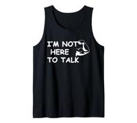 Flex Bodybuilder T-Shirts I'm Not Here To Talk Maglietta Divertente Canotta