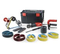 Flex BSE 14-3 INOX Set Levigatrice orbitale Nero, Rosso 880 W